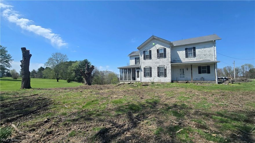 Welcome to 39924 SR 517, a rare opportunity to own that traditional style farmhouse full of charm you've always wanted. Located right off of SR517 on a full acre. With a little tlc, this historic farm home can come back to life beautifully. Exterior features include two seperate two car garages, a back deck, an open front porch, and a screened in side porch. A few of the recent updates in the last few years include kitchen floor, a new central air system, furnace, water softener, slate roof removed and replaced with shingles, and tree removal.