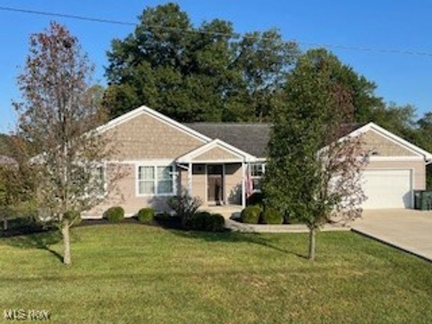 Are you looking in the East Muskingum School District? This 2864 sq. ft. ranch, with 2148 sq. ft. of finished space, is ready for your family. Bulit in 2014, and 1 mile from interstate 70, is move-in ready! This home features a vaulted ceiling combination living, kitchen and dining area, cozy office space, main floor laundry, full bath and 3 bedrooms (primary w/ ensuite).

The partially finished basement has a large family room with separate space that is presently being used as a 4th bedroom with window egress.  The unfinished portion of basement houses the forced air furnace, along with hot water tank, and offers an additional 700 sq. ft. of basement space to be creative.  

Completing this home is an attached 2 car garage, rear 12 x 24 deck, utility shed and newly chain-linked fenced back and side yard.

Presently an all-electric home, in 2023 a new gas line was piped into home and capped, which offers new owners the potential of natural gas.  Home also is generator ready.

East Muskingum School District. Muskingum County water and septic.