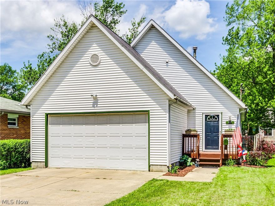Open floor plan with a large entryway. The kitchen with an eating area includes all appliances. 2 bedrooms and one bath, one bedroom could be office/den, and has a rear exit to deck and backyard with privacy fence. The 1st-floor laundry room complete the main level. 2nd floor offers a spacious owner suite with 2 closets one walk-in, and a huge private bath. Finished basement with bar includes a beverage fridge. 2 car attached garage. New front door 2020. Wired for security system. One Year Home warranty.