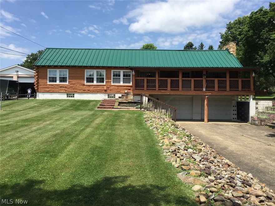 Nice 2-3 Bedroom 2 Bath Log Cabin Home With Unique Character And Charm – Property sells on location to settle the Virginia E. Cagot Estate, Columbiana County Case #2016ES00328, on: WEDNESDAY- AUGUST 2, 2017 – 5:30 PM - Real estate offers a unique and charming 2-3 bedroom log cabin home. This home features a great room with a beautiful stone fireplace and cathedral ceilings, eat-in kitchen with appliances, full basement with a second kitchen, loft with extra storage, 2-car garage, and front and back covered porches. Breaker electric, city water, gas forced air heat, & central air. Paved driveway and steel roof. This is a one-owner home. Home will be open auction day starting at 4:00 PM. Taxes per half year are $499.28.  TERMS ON REAL ESTATE: 10% down auction day, balance due at closing. A 10% buyer’s premium will be added to the highest bid to establish the purchase price, which goes to the seller. Any desired inspections must be made prior to bidding. All information contained herein w