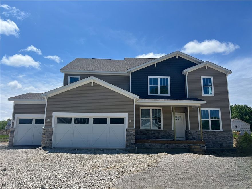 UNDER CONSTRUCTION: This stunning Willwood Design features four bedrooms upstairs plus a private guest suite on the main level! Take in the breathtaking pond views from the covered patio. This home boasts plenty of storage throughout with a 3-car garage and a full unfinished basement with 9’ ceilings! The open concept living is a dream with a 2-story gathering room with a cozy fireplace for those winter days. The private flex room is perfect for a home office, play room, or library/den. Personalize your new home at our Design Studio. With quick access to I-90 and within 10 minutes of popular conveniences like Avon Commons, Crocker Park, Huntington Beach, and more, now is the time to schedule your personal appointment to learn more about this unique opportunity in this opportune Avon Lake community!