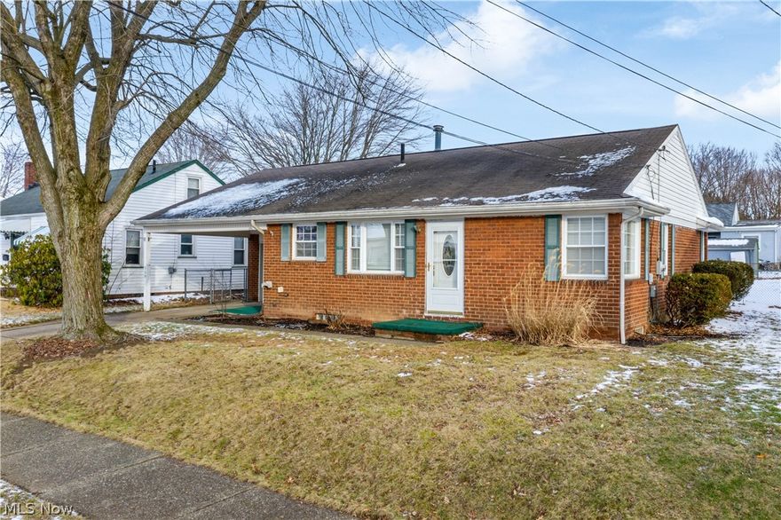 Are you looking for a 3 Bedroom/1 Bath Ranch in North Canton CSD? Look No Further! When you enter into the front door you will see an open floor plan that flows from kitchen to living room! There are three generous sized bedrooms and a large bathroom all on one level. Every room in the home has been freshly painted with neutral tones so all you have to do is move on in! Downstairs you will find a partially finished basement that could serve as a second living room or a playroom. Did I mention that the backyard is fully fenced in? This home is looking for a new owner and you could be it! Property is being sold As-Is. Seller to make no repairs.