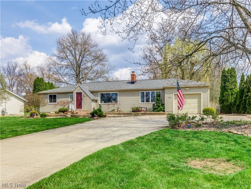 Welcome Home! You’ll fall right in love with this 3 bedroom, bright and airy Ranch! A paved driveway will lead you to a tandem garage and a welcoming front entrance with beautifully maintained landscapes.  Enter into a spacious living room that flows into an eat-in kitchen flanked by a dining room and second family room, providing plenty of room to enjoy family meals and game nights. Two bedrooms bring in more natural light along with a master bedroom, all carpeted. A clean, white bathroom completes the main floor. The basement offers a laundry area and built ins perfect for crafting. Outside provides easy care, a relaxing covered back patio as well as plenty of yard space to enjoy. Call today to schedule your personal tour and see what makes this home so special!