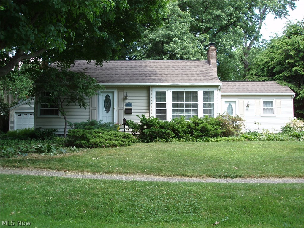 Sweet Kent ranch on quiet street with mature trees and lovely gardens. Enjoy relaxing on the charming screened-in porch or the picket-fenced patio overlooking the serene and private back yard. Living room has hardwood flooring, fireplace & corner windows. Large master bedroom with vaulted ceiling and doors that open to back patio. Master, currently being used as family room, has an additional outside door so can be used as mother-in-law or rental. Two more nice-sized bedrooms, one with double closets. Kitchen with breakfast bar. Ceiling fans in all rooms. Two car detached garage. Workbench and dark room in basement. New A/C 2015. New refrigerator and stove 2013. Window treatments stay. Washer and dryer stay. Convenient to KSU & Shopping.