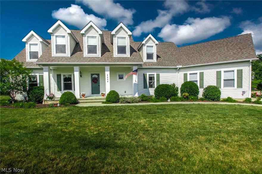 Lake Auction Services Auction (Not a Live In-Person Auction). Published List Price is the "Suggested Starting Bid" and not a "Reserve Price". No Extra Buyer's Fees. Submit Offers Now because the Seller can Sell before the Auction Date.  Welcome to this lovely 3 Bedroom cape cod with newly remodeled eat-in kitchen, where your family and friends will spend many memorable hours by the glowing fireplace. Large Pantry, Spacious and inviting, loaded with counterspace and cabinets, it is a wonderful mix of easy care and elegance. This home sits beautifully on a corner double lot with a front porch and back Patio to relax on! Soaring great room features fireplace and classic columns. Owners designed this one of a kind home to make every holiday and event, as well as everyday, a pleasure! Master bedroom features beautiful garden tub, double sinks, and perfect-size walk-in closet. Two extra large bedrooms upstairs plus roomy loft area are filled with warmth and charm. Garage features space for a