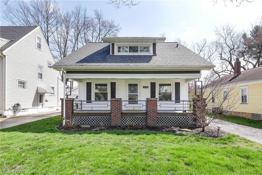 Welcome to 1773 23rd St! This move in ready bungalo offers so much, with three bedrooms (first floor bedroom and bathroom!) plus a bonus room, sun room off the kitchen and 4 season room! You'll have easy living and ample space. Enter through the spacious living room with a brick fireplace for all to enjoy. The kitchen features newer countertops and cabinets with plenty of counter space, leading into the formal dining room. Off the kitchen you will find a sun room perfect for plants or a great space for kids to do homework! Then you will walk out to the screened in back porch, complete with a beautiful preway stove, perfect to use year round! Head upstairs to find the master bedroom with two large walk-in closets as well as the other bedroom and a bonus room which is perfect for an office, playroom or den. You will also find a bright full bathroom. Out back you'll find a newer two car garage and a large back yard and partial fence. Additional updates include: 2017 new roof, 2015 added n