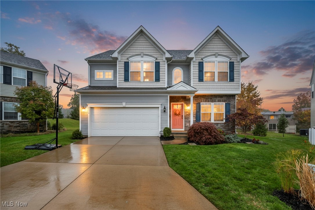 Welcome to this Freestanding property that shows like a model home! From the moment you walk in, you’ll be impressed by the meticulous care and stunning décor throughout. The flexible front living room can serve as an elegant office or sitting area. Enjoy a cozy family room with a gas fireplace and plenty of natural light flowing through the open floor plan. The gourmet kitchen features granite countertops, ample cabinetry, and a spacious dining area surrounded by large windows. Quality craftsmanship is evident in every detail. Spacious 4 bedrooms upstairs offering a tranquil primary suite.  Also features second floor laundry room for added convenience.  The finished basement offers a full bathroom and a large versatile space, perfect for entertaining or relaxing. Step outside to a beautifully landscaped backyard with a deck—ideal for gatherings and outdoor enjoyment. This home truly combines comfort, style, and superior quality inside and out.  Located in a great neighborhood close to amenities, and Mentor Schools.