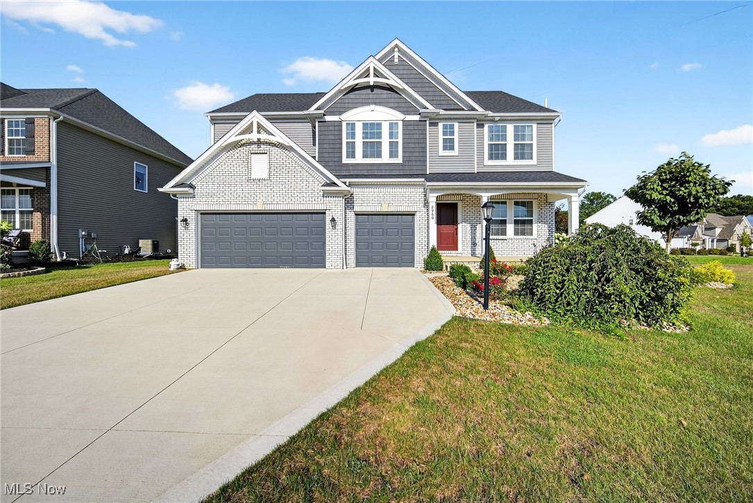 Are you looking for a new construction home but can’t wait months for it to be completed and want to be in your newer construction home before the year ends? Then Hurry, hurry, hurry to view this spectacular home before its gone, gone, gone!! This beautifully appointed 4-bedroom,
3.5-bath home offers a perfect blend of modern features, smart design, and a prime lot with natural landscaping at the
rear?providing exceptional privacy and a peaceful backdrop.Step into a bright and welcoming foyer that opens to a
spacious, open-concept living area. The great room is highlighted by dramatic two-story windows that fill the space
with natural light and frame scenic views of the backyard. The adjoining kitchen is equally impressive, featuring
quartz countertops, a stylish tile backsplash, an oversized island, and a casual dining area that leads into a sunlit
morning room. Surrounded by windows, the morning room opens to an amazing backyard with patio complete with a
built-in natural gas fire pit?ideal for relaxing evenings or entertaining outdoors.The main level also includes a private
study, a convenient half bath, a huge pantry, and a versatile mudroom/office space with direct access to the attached 3-
car garage. Upstairs, the master suite offers a peaceful retreat with vaulted ceilings, a large walk-in closet, and a spainspired en suite bathroom with a tiled walk-in shower and double vanity with quartz countertops. Three additional
bedrooms, a full bath, and a well-placed laundry room complete the second floor. The finished basement is built for
entertainment, featuring a generous rec room with a custom bar, a full bathroom, and abundant storage space. There
is a pool table that may or may not stay. Everything is negotiable. With high ceilings, thoughtful layout and premium
finishes, this house is a cannot miss! So don't miss your chance to experience all that this RedFern Trails gem has to
offer. Schedule your private showing today!
