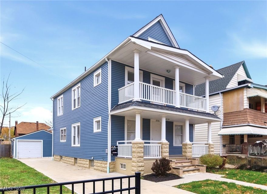 Welcome to 3726 Newark Ave, a well-maintained duplex situated on a double lot, offering exceptional space and strong rental potential. Both units feature 2 bedrooms and 1 bathroom, making this an ideal opportunity for investors or for an owner-occupant looking to live in one unit and rent the other. The downstairs unit is currently rented, providing immediate income. Extensive updates completed in 2022 include a new furnace, hot water tank, roof, siding, exterior waterproofing, new driveway, and fully renovated bathrooms. The first floor also boasts new flooring throughout and a refreshed kitchen complete with granite countertops. Both units offer bright, welcoming living spaces and spacious bedrooms that appeal to tenants and homeowners alike. Outside, the property includes a 1.5-car garage and generous yard space thanks to the double lot, perfect for outdoor enjoyment or potential future enhancements. With its strong mechanical updates, attractive layout, and excellent rentability, 3726 Newark Ave stands out as a turnkey duplex ready for its next owner.