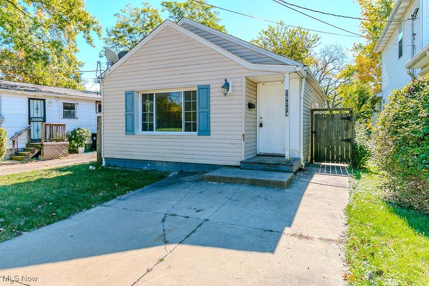 Located on a quiet street, this 2 bedroom, 1 bath ranch features a fully fenced backyard and updates that include newer windows, furnace, and hot water tank. A few finishing touches will make this a great option for someone looking to build equity or for an investor seeking a manageable property in a convenient Cleveland location near schools, shopping, and major highways. Call to see it today!