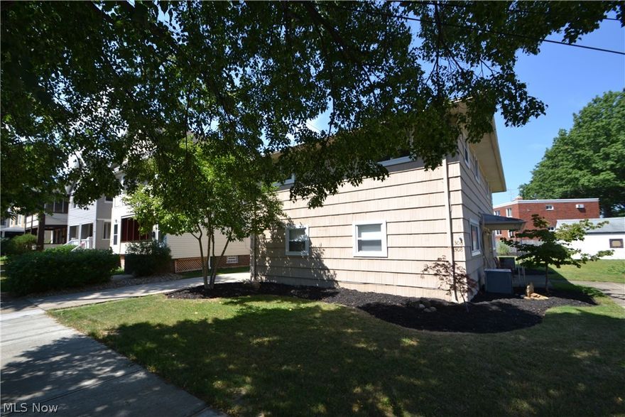 Desirable 3-bdrm duplex in Lakewood. Enjoy living in your updated kitchen w/appliances, including washer, dryer, refrigerator w/ ice maker and filtered water, and gas stove. First fl parquet hardwood floors in front room, w/ceiling fans throughout. Professionally painted, new carpeting, central air, newer windows and remodeled bath w/ceramic tile. Pristine driveway w/detached garage including one parking space in driveway and additional free off-street parking.  Enormous back yard, landscaped, offering back and side patios. Minutes from Downtown Cleveland/Lkwd. RTA access @ either end of the street. Beck Center for the Arts @ Webb/Detroit, offering dance, music, theater, visual arts, creative art therapies & outreach. Minutes, walk from Rocky River Reservation/Metroparks, Lakewood Park, Edgewater Park/Metroparks and newly remodeled Webb Park. Fishing, hiking, biking, canoeing, kayaking, grilling, skate park, tennis courts, volleyball courts, swimming pool, party pavilions, public garde