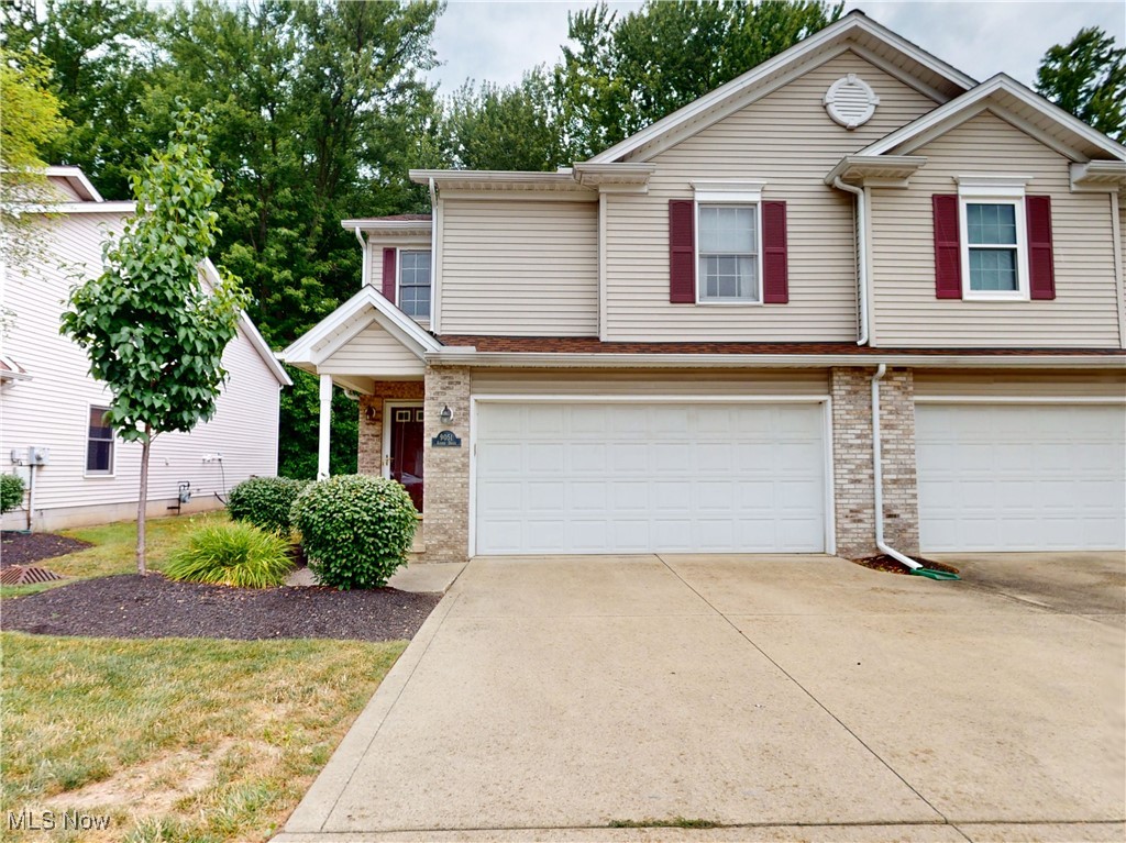 Lovingly Maintained Condo in Convenient Mentor Location! With a split level layout, the first floor offers a long welcoming foyer with two closets, a hall bath and door to the garage. A small set of stairs leads you to the expansive second floor which is perfect for entertaining as it offers a huge open-concept living/dining/ kitchen combo and sliders to the newly-stained deck with privacy wall. Third level offers 2 extra large bedrooms and a full hall bath that has access to the primary bedroom. Lower level offers a 3rd bedroom, an office with the potential to be a 4th bedroom and a dedicated laundry room. A roomy two-car garage completes this lovely home. Tucked away in a quiet condo community yet close to RT2 and prime Mentor shopping and dining, this home is ready for its next owner. All appliances stay so check out the 3D tour can call for your showing today!