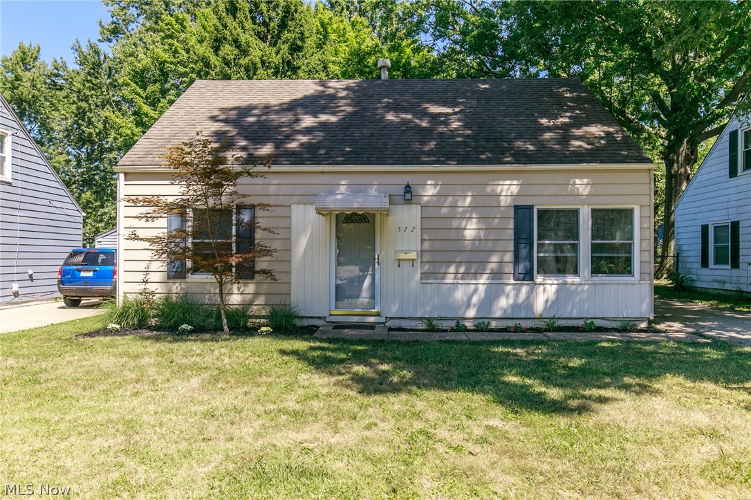 This charming Cape Cod is move in ready and located close to all the Cuyahoga Falls restaurants and shops! This updated home has 4 bedrooms with all new paint throughout, new carpet upstairs and check out that flooring on the first floor! The kitchen and bathroom have been all updated with new cupboards and counter tops. After grabbing a cup of coffee in your update kitchen take it out to your enclosed porch and enjoy it while looking out over your generous sized backyard.