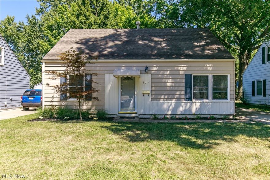 This charming Cape Cod is move in ready and located close to all the Cuyahoga Falls restaurants and shops! This updated home has 4 bedrooms with all new paint throughout, new carpet upstairs and check out that flooring on the first floor! The kitchen and bathroom have been all updated with new cupboards and counter tops. After grabbing a cup of coffee in your update kitchen take it out to your enclosed porch and enjoy it while looking out over your generous sized backyard.
