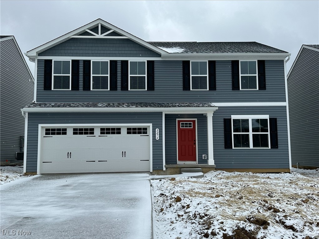 has everything you are looking for and is located in the convenient community of Hidden Lakes in Springfield! An open concept awaits you the moment you walk in the front door! The spacious great room opens up directly to the kitchen and dining room! The kitchen is a must see with it's contemporary espresso cabinets, stunning quartz countertops and stainless appliances! The oversized island with space for seating is perfect for casual meals or extra prep space. Also on the first floor is a private flex room perfect for a home office or playroom! The second floor has a huge owner's bedroom with private bathroom featuring dual vanities and a large walk in shower and a must-see walk in closet! 2nd floor laundry for added convenience! 3 additional bedrooms, walk in closets and another full bathroom are also on the second floor! This home has a full basement for added storage or future living space! Schedule your visit today to tour this MOVE IN READY New construction home!