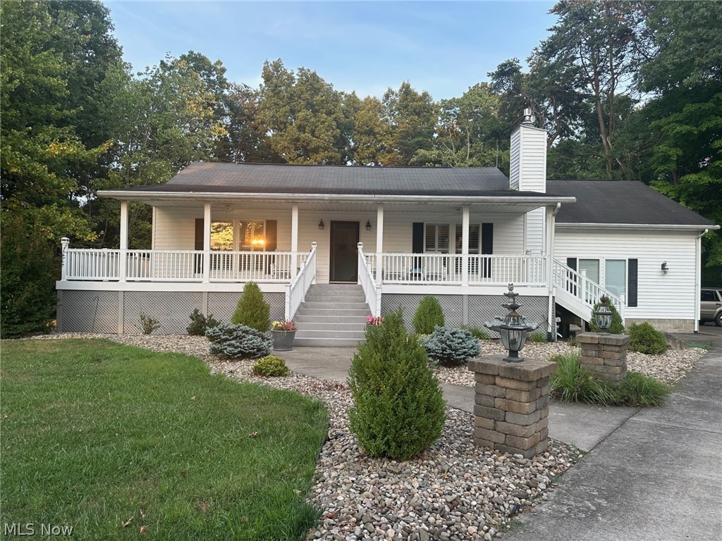 This home is so Beautiful, private setting sit on front porch and watch the horses place across the road. There is plenty of room for a third bedroom in the fully finished downstairs. Its a must see