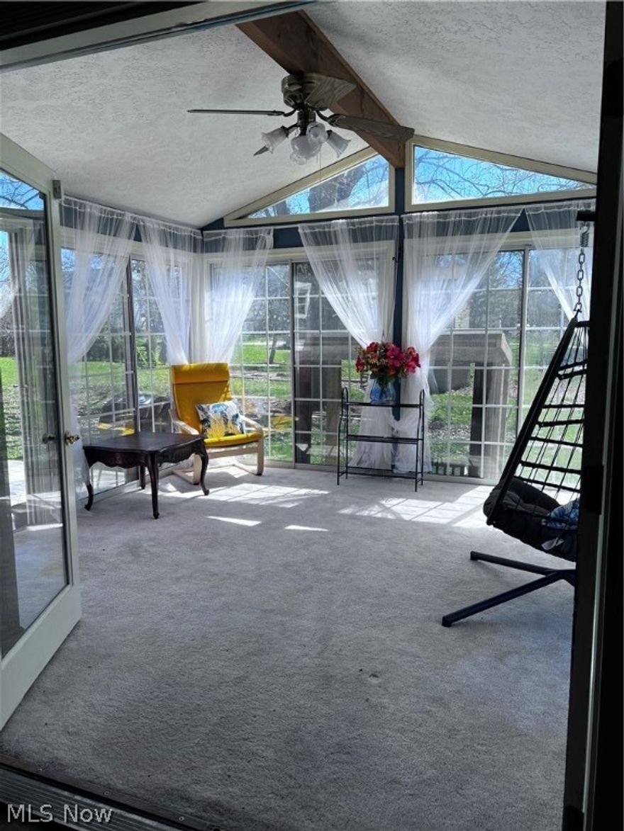 Lovely and welcoming four bedroom home on cul-de-sac in Hudson CSD!! Oak kitchen with open connected large dining area, double doors, open to a four seasons room with cathedral, ceilings, walls of windows that allow for ample natural light throughout, walk out to the deck, patio and spacious yard with Shed and beautiful flowers that are about to really fill in nicely!! The family room has amazing natural light as well and also boost a fireplace Entryway with mud area leads up to the four very comfortable size bedrooms and full bath. There is a great area in the basement finished and ready to take on fun hobbies, cozy movie nights, or a home gym perhaps!! The laundry, good amount storage located in the basement as well very spacious home that is waiting for your unique touches and summer activities located at any of the four parks within walking distance!!  You won’t want to miss your chance to plant in this neighborhood and call it home won’t last schedule your appointment!