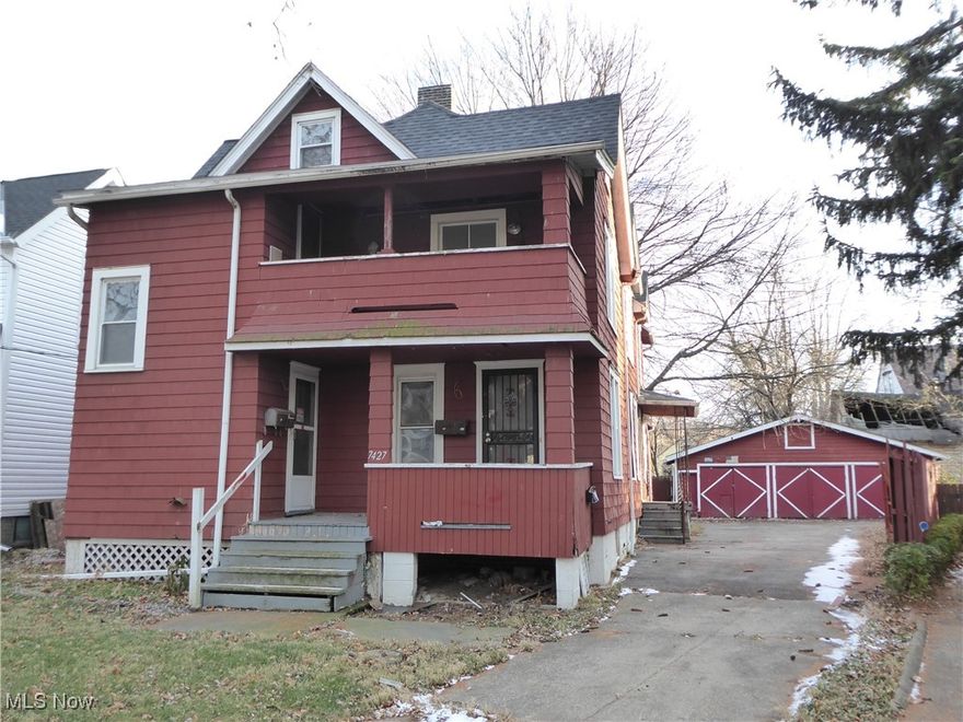 Rehab opportunity in Battery Park!  Legal 3-family currently set up as a 2-family and could also be converted to a single family.  New electrical and plumbing has been completed along with much framing. Come on in and put your finishing touches on this property in an amazing location walkable to Edgewater Park and the theaters, restaurants, coffee shops and boutiques of the Gordon Square Arts District.  Easy access to downtown, University Circle, Ohio City and Tremont via the Lakefront Shoreway or walk/bike the Lakefront Bikeway.