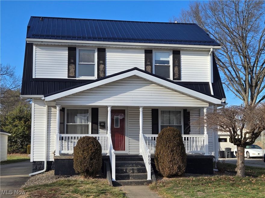 Listing agent is related to the seller.

**Welcome Home to This Beautifully Updated Gem**

Nestled in a quiet residential neighborhood, this charming three-bedroom home offers the perfect blend of comfort, convenience, and modern updates that today's buyers are craving. With nearly two thousand square feet of living space, you'll find plenty of room to spread out and make memories.

Step inside and immediately notice the freshly painted interior that creates a bright, welcoming atmosphere throughout. New flooring flows seamlessly from room to room, giving the home a cohesive, move-in-ready feel. The kitchen is sure to impress with an abundance of oak cabinetry that provides both warmth and practical storage solutions for the culinary enthusiast in your household.

Outside, a brand-new metal roof installed in October 2025 crowns both the home and the spacious three-stall garage, offering peace of mind and protection for years to come. Speaking of parking, you'll never play the shuffle game again with the abundance of space available for vehicles, boats, or recreational toys.

Relax on the generous front porch while enjoying morning coffee, or host evening gatherings on the rear deck as the sun sets. The location is equally impressive, with Kent State Tuscarawas Campus just minutes away, along with convenient access to shopping at nearby grocery stores, quality education at the local high school, and Tuscora Park for outdoor recreation and relaxation at the beautiful community park.

One and a half bathrooms complete this wonderful package, making morning routines a breeze.

Don't let this opportunity pass you by. Schedule your private showing today and discover the place you'll proudly call Home.