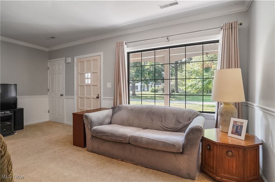 Discover easy, one-level living in this charming 1,350 sq ft ranch, ideally situated in the desirable Silver Lake community. With 2 nicely sized bedrooms and 1 bathroom, this home is the perfect condo alternative, offering all the benefits of a single-family home with the ease of maintenance you’ve been searching for. Step into the spacious living room, where a beautiful fireplace serves as the centerpiece, complemented by a large window that floods the space with natural light. The layout is perfect for relaxation, with the cozy ambiance of the fireplace making it a year-round retreat. The fully glassed sunroom is a standout feature, providing a serene space to enjoy views of the private backyard. The home is built on a slab, ensuring that everything is conveniently on one level—first-floor living at its finest. The oversized 1-car garage provides additional storage or workspace, while the roof, replaced just last year, adds peace of mind. This home offers the perfect blend of comfort, convenience, and low-maintenance living, all in a location that’s close to parks, shopping, and dining. Don’t miss your chance to own this Silver Lake gem!