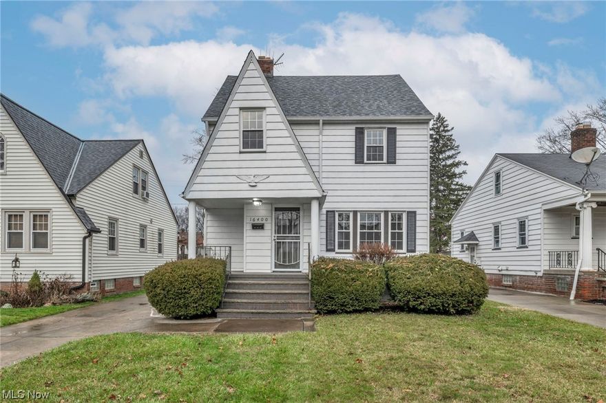 Exceptional "Dollhouse" that is sure to impress from start to finish...Completely & Totally Remodeled for you w/attention to detail & only the finest of materials used for a gorgeous finish & enduring quality for years to come...Spacious 3 bedroom, 1.5 bath colonial with a fresh exterior situated on a deep/large fenced lot boasting of a 2.5 plus garage that will delight any hobbyist or for anyone looking to store their toys indoors, full finished basement w/bar & new bath for endless possibilities...Truly a charming well thought out home w/smart floor plan ready for immediate occupancy! Exterior has been done for you from the paint, vinyl windows, dimensional roof (tear off) to the landscaping w/front porch. Enter to a new gourmet Shaker style white kitchen w/premium granite countertops & custom tile backsplash...Large eat in kitchen w/ample cabinet/counter space that is loaded w/windows & light filled, upgraded new flooring, dishwasher added for convenience, gas 5 burner stainless range & refinished hardwood floors in formal dining room for larger holiday gatherings. Huge living room w/many windows, beautiful floors, crown molding & finished w/decorative fireplace. Fantastic trim detail throughout. 2nd floor has ample bedroom space w/new bath to pamper yourself w/3rd floor walk up attic for endless possibilities for storage/studio or expansion space. Full basement finished w/rec area, new flooring, bar area, new bath along w/storage, updated electrical, new H20 tank & HVAC w/new central air added for year round comfort. This is a very fine home awaiting a new owner to enjoy that has been expertly updated/modernized for you...just move in and enjoy!