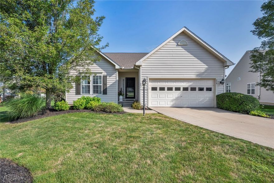 Welcome to 278 Deep Creek Circle — a beautifully updated and meticulously maintained 4-bedroom, 2.5-bath ranch.
Tucked away on a quiet cul-de-sac at the back of the neighborhood, this home offers both privacy and minimal traffic.

Step inside and you’ll immediately notice the gleaming hardwood floors and the pride of ownership throughout. To the left are two nice bedrooms and a full bath. Continue down the hall and the hardwood flows into the open great room, kitchen, and dining area. The kitchen features granite countertops, newer stainless-steel appliances (all included), and a seamless connection to the dining space, highlighted by a custom accent wall and modern chandelier.

Just off the dining area, an enclosed patio provides the perfect retreat—ideal for enjoying morning coffee with a book or winding down in the evening with your favorite beverage. Outdoors, the updated deck (2020) offers ample space for dining and entertaining.

The main level also features a generous primary suite designed as your personal sanctuary. The spa-inspired ensuite bath, fully renovated in 2025, showcases a custom floating vanity with quartz countertop, frameless lighted mirrors, and a sleek skirted toilet. The glass-enclosed shower is finished with marble tile flooring, a waterfall shower head, and handheld fixture—creating a true spa-like experience.

The finished lower level expands your living space with a large rec room, half bath, storage/utility area, and a fourth bedroom with a daylight egress window. Convenience continues with first-floor laundry and a garage equipped with a 220-volt outlet for EV charging.

Grass cutting and snow removal are included in the monthly maintenance fee, allowing you to spend more time enjoying life and less time on chores. Move-in ready and thoughtfully updated, this home is waiting for its next chapter—could it be yours?