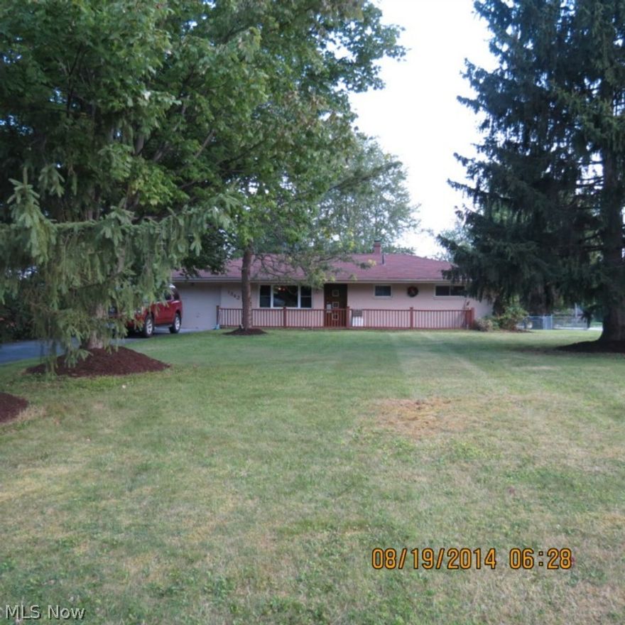 Very spacious, very clean three bedroom ranch situated on a large 100x200 foot lot, featuring Large Family room, Living room, pool table room, Large Eat In Kitchen fully updated, w/plenty of cabinets and all appliances stay.  Nice size deck, enjoy the back yard overlooking the oversize garage with its own entrance to the back of the house for those who enjoy working in the garage without interruptions. Plenty of space if you have a dog or two and fenced in area for them to play. Welcome Home!