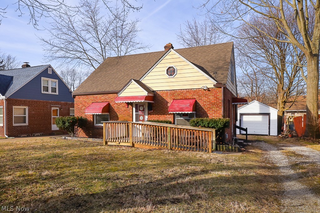 This is a great home for a first-time buyer! This property has two (possibly three) nice sized bedrooms, one full bath and one half bath, a one car detached garage and has many updates throughout! The master bedroom has a sun room that can be used to sip your first cup of coffee in the morning. Please schedule your private showing as soon as possible, this listing will not be available for long. Property is being sold AS-IS.
