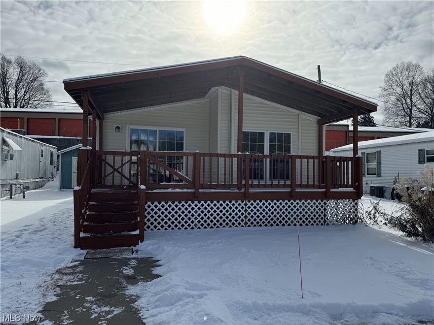 Welcome home! 3 Bedroom, 2 bath 2007 Fairmont Mobile Home. Freshly painted with new flooring and carpet. First floor laundry. Eat-in kitchen. Owner's suite with bath. This is a 55+ community. Park owners require an application and background screening PRIOR to purchase; cost is $25. Lot rental is $330 per month and does include trash pick up.