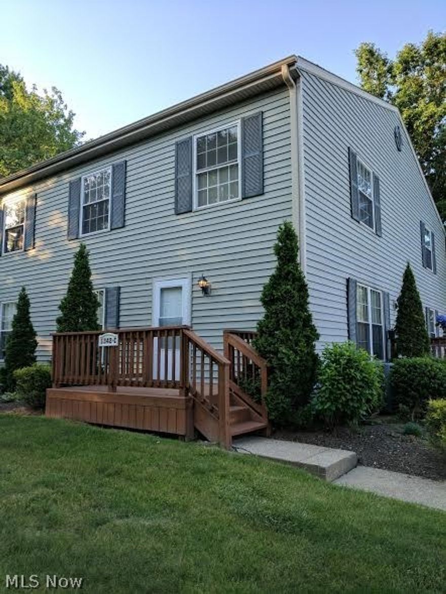 Fantastic second- floor raised ranch condo available in Stow for rent! 2 spacious bedrooms, the master bedroom boasts a modern sized walk in closet. Fully applianced kitchen opens into the dining and living areas giving you that desirable open concept living. Stunning laminate flooring in both the kitchen and dining room. Convenient stacked washer and dryer. Easy parking. Conveniently located near restaurants, shopping and highways. All adult applicants must apply online. $35 nonrefundable application fee per adult applicant. We run credit, criminal, eviction history and verify income. No Section 8. Pet restrictions.