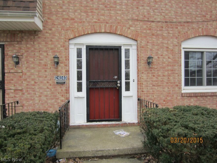 Nice three bedroom condo. Great investment opportunity. Property needs work. Property sold as is. Seller will make no repairs.