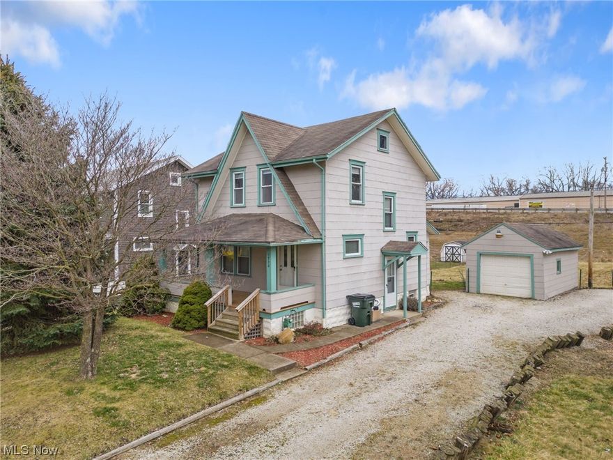 Are you looking for a 3 bedroom/1 bath home in Plain LSD? This 2-story home with a detached garage in Plain Twp is on a double 96' x 212' lot and features a mostly fenced-in .43 acre yard!! The home is surrounded by beautifully maintained landscaping and showcases a nice covered front porch that is perfect for a porch swing and a large wood deck accessible from the vinyl sliding glass doors ('05). Inside includes freshly painted interior and a nice carpeted living room that has a large archway entrance to the dining room with real hardwood floors and lots of natural lighting. The kitchen includes appliances ('18) and has a breakfast nook that could be converted into more cabinet space. Upstairs are 3 excellent sized bedrooms and a large full bathroom. There are ceiling fans throughout, although you may not need them with the updated furnace ('18), and energy-efficient vinyl replacement windows('08). Other updates include glass block windows ('08), hot water heater ('10), an asphalt shingle roof ('07), and a fully waterproofed basement ('12) with a transferrable lifetime warranty. This is a perfect property for a First Time Home Buyer, Growing Family or Business Professional!! With easy access to 62, and close proximity to restaurants and shopping, it is sure to fit everyone's taste for daily living. Did I mention the large backyard? Schedule a showing today so you can move in just in time for those backyard barbeques!!!