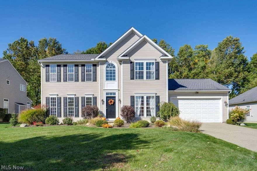 Welcome to 675 Chilham Cir., in Kings Ridge. Talk about curb appeal! Did you notice the new shutters and matching front door? You will appreciate the many updates. It's filled with natural light! The well maintained hardwood floors cover the Kitchen and Foyer. The open concept kitchen extends into the window filled morning room or into the family room which features a custom stone, gas, fireplace. The beautiful, bright eat-in kitchen cabinets were painted white w/ black hardware. The large island & hightop counter allow for extra seating. Stainless steel range, microwave, dishwasher & refrigerator are all convey. A formal dining room, a living room (could be an office) & remodeled 1/2 bath complete the main level. All interior walls have been painted. New light fixtures throughout. The large master suite welcomes you with double doors, has two closets & leads to a completely remodeled, private master bath. There are 3 additional bedrooms also accompanied by a remodeled full bath. The F