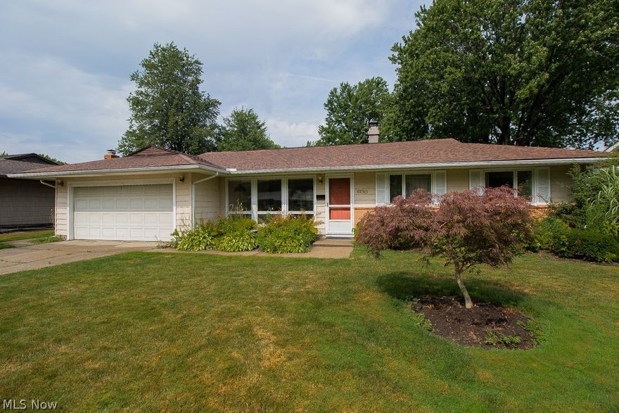 You will love this 1,367 square foot , 3 bedroom, 1.5 bathroom, ranch home located in the City of Mentor!  The floor plan offers and open concept Kitchen, Dining, Sitting, and Family Room.  The Enclosed Porch and Deck invites the large rear yard into the home, perfect for outside entertaining!  This one owner home has everything you need, including an updated full Bathroom and Kitchen!  Please schedule a showing today!