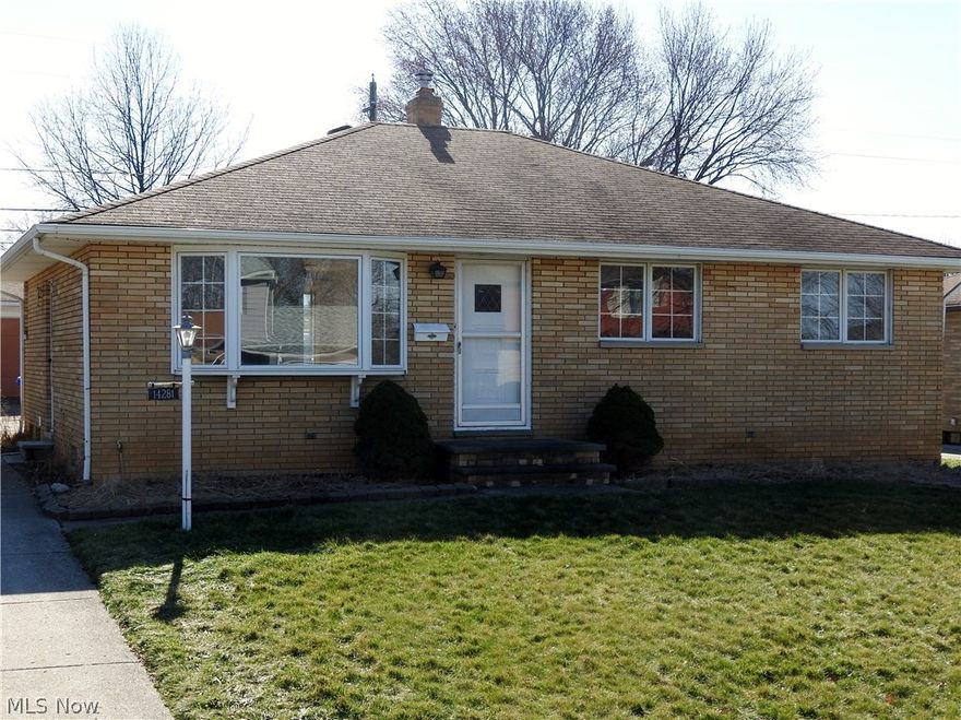 Well cared for Park Dr brick ranch * brand new ceramic floor in eat -in kitchen and main bath * on-suite 1/2 bath in master * hardwoods in DR, LR and all 3BR's * nice full basement with full bath * stainless steel range and microwave stay * freezer in bsmnt stays * 2.5 car garage *