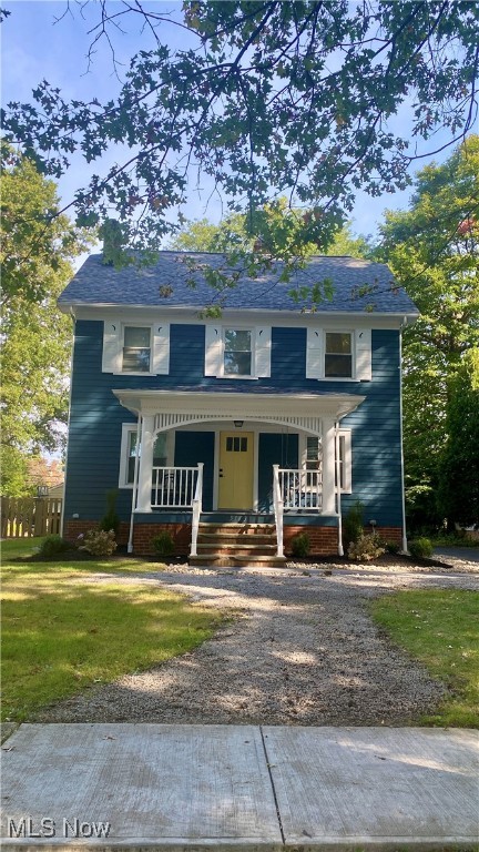 Beautifully updated colonial with picturesque curb appeal and sophisticated updates inside and out located on a gorgeous tree-lined street in coveted Lyndhurst. This charmer features 3 bedrooms plus a finished loft attic space, 2 brand new bathrooms, a brand new kitchen, new hardwood floors, light fixtures, deck, furnace, hot water tank, electrical panel, ac unit, paint inside and out, and dozens of other little upgrades throughout. A full list is included in the supplements. Interior photos coming soon. Open Sunday 9/14 from 1-4PM. See you there! Note: there are no signs on the property. Just come on in!
