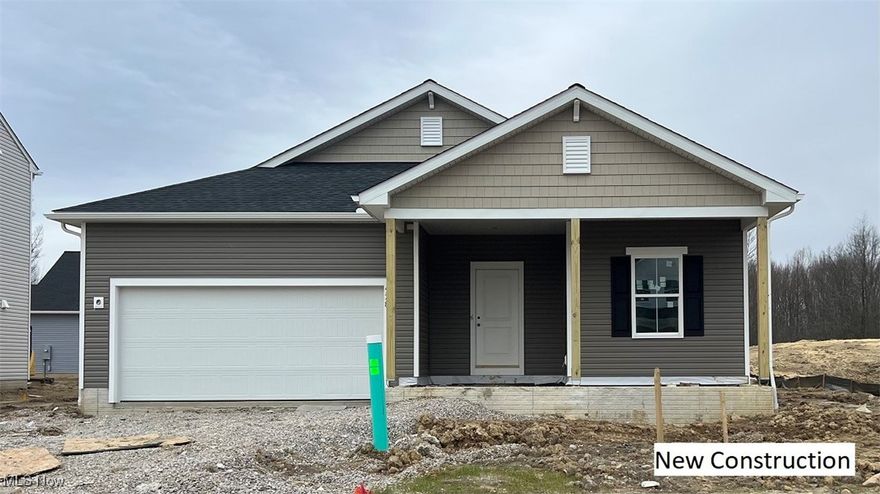 QUICK MOVE-IN! Step into the convenience of single floor living with this stunning Daffodil ranch plan. Your main floor contains 1,628 sqft., bedrooms, 2 baths, luxury vinyl flooring and sleek, loft-style interior finishes throughout, creating a modern yet inviting atmosphere. The full, unfinished basement gives you plenty of space for storage for a future rec room and additional bathroom. Enjoy a cozy evening in front of the fireplace or a step out-side on the covered deck. Move in ready this June! With a 10-year structural defect warranty, you can buy with confidence and enjoy years of worry-free living. Don't miss the incredible opportunity to live in the Midview School District