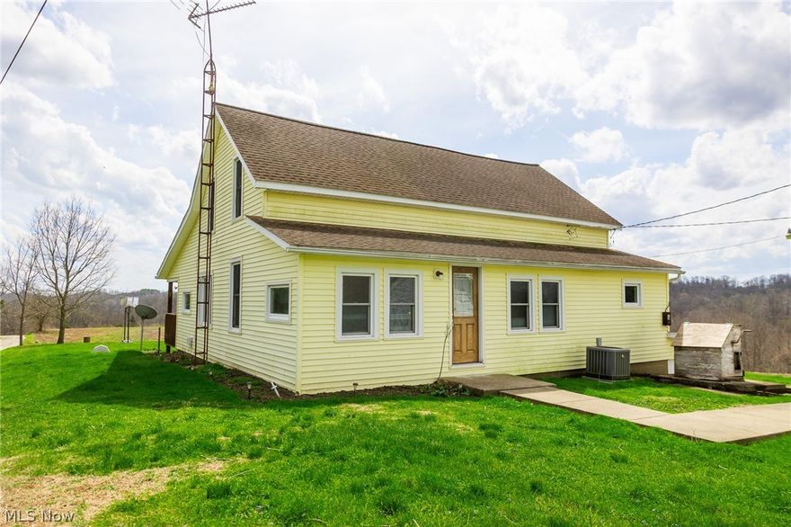 Onsite auction Friday, May 8th at 12:00 PM. Here is a nice home and acreage offered in a great area that could fit many of your needs. The home is a 3 Bed, 2 Bath Home that has some nice updates, with a block foundation, shingle roof and Vinyl Siding. A machinery shed building on the property adds value and could be the start of your horse farm. A detached garage is also included on this parcel. Electric and propane are your heat sources, and the home is spring fed for its water source. Central air completes this move in ready home. Sit on the front porch and enjoy country living at its finest. The parcels range from 5 to 20 acres and provide a nice opportunity for hunting, farming, building, or whatever you wish. Mineral rights are withheld and do not transfer to the new owners. If property is sold in parcels, a new survey will be completed and acreages may vary slightly. Any CAUV recoupment will be the responsibility of the buyer if the tax status changes after purchase.