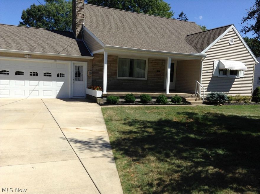 Immaculate Cape Cod in nice neighborhood, 2 bedroom (possible 3). Hardwood floors throughout, newer roof, 2 working fireplaces, lovely yard with patio, basement also has a working fireplace and full bath. This home is move-in ready. Home Warranty included.