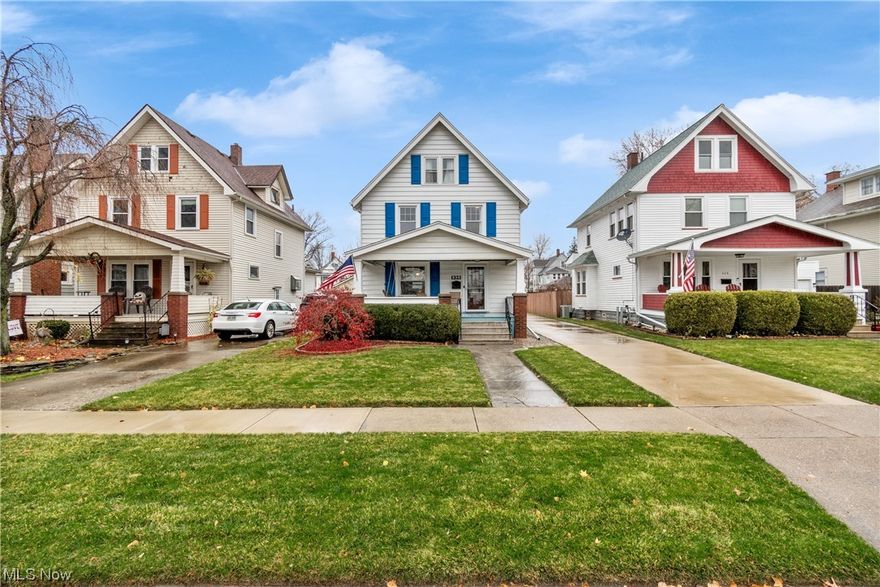 The charming colonial home in Elyria boasts three bedrooms and two full baths. Additional space in attic for possible fourth bedroom. The kitchen is a highlight, featuring recently replaced countertops in 2021, providing a modern and stylish touch to the heart of the home. The bathrooms have undergone a recent remodel in 2023, ensuring that they are not only aesthetically pleasing but also equipped with updated fixtures and features. One of the valuable features of this property is its waterproof basement, a practical addition made in 2020. A new hot water heater installed in 2022 adds to the home's efficiency. The property includes a large two-car detached garage, providing ample space for parking and storage.