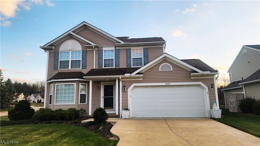 Welcome home to this charming 3-bedroom, 2.5-bath Colonial in Brunswick Hills. It offers 1,537 sq. ft. of above-ground living space, plus a partially finished basement on a desirable corner lot in Pebble Creek Preserve. Step inside to find a bright breakfast nook open to the kitchen, featuring ample oak cabinetry, generous counter space, and all appliances included. The warm hardwood floors flow through the foyer, breakfast nook, hallway, dining room, and living room, creating a cohesive and inviting feel. At the back of the home, the dining room opens to a cozy living room with abundant natural light and a gas fireplace—perfect for relaxing evenings. From the dining area, enjoy access to the sun-filled three-season room, ideal for morning coffee or quiet reading. A convenient half bath completes the first floor. Upstairs, the spacious primary suite features a full bath with a walk-in shower. Two additional bedrooms and another full bathroom provide plenty of comfort for family or guests. The finished basement offers even more versatility with a large recreation room—perfect for a game room, exercise space, or playroom—along with the laundry area (washer included) and additional storage. Outside, you’ll love the beautifully landscaped yard, private patio, and fully fenced backyard—a perfect spot for entertaining, gardening, or family activities.  List of updates includes: Furnace (May 2022), Roof (Feb. 2020), Patio Enclosure (May 2020), Air Conditioner (Sept 2019), Water Tank (Nov 2018), Fireplace (Dec 2018), and Wood Floor (Dec 2018).  This move-in-ready Colonial has been well-maintained and is waiting for its new owners to call it home!