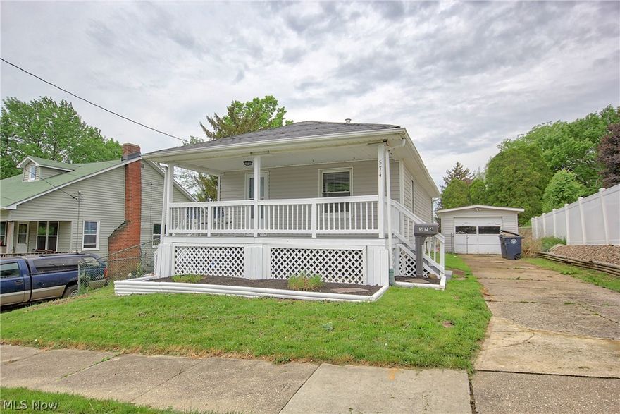 Great opportunity to own an updated ranch at an affordable price!! Owner has recently made the following updates to the home:  Brand new A/C system,  new furnace, new siding, all new carpet in large living room and bedroom, as well as new vinyl plank in the kitchen and dining room. The home also has updated windows & a newer roof! Completely ready to just move in and enjoy the quiet neighborhood.  The home features an amazing covered porch that is a great spot to relax and enjoy the outdoors.  Full walk-out basement with a nice half bathroom could be finished for a second bedroom or additional living space.  Appliances stay as well! There's a lot to offer here at a very affordable price - request a showing today - you won't regret it when you see it.