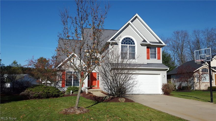 This Beautiful home located in the desirable Woods of Burlington  presents with a large open floor plan designed for entertaining and comfort. This home is pristine and move in ready.  The front entry is a grand two story foyer.  There is a living room and dining room (great room) for entertaining as well as a spacious two story family room adds to the open floor plan. Located on the first floor is an additional room perfect for use as an office, den or 4th bedroom. The Master Bedroom is privately situated with vaulted ceilings and a large glamour bath. The remaining 2 bedrooms share a spacious full bath. A second floor laundry provides convenience and ease. The large basement is ready for your personalized touch. Enjoy the park like backyard on the large multi-level deck. The Woods of Burlington provides private walking trails, a park like playground and community pavilion.

     Located in the Chardon, Ohio and close to all amenities. Walking distance to Chardon Square, bike trails