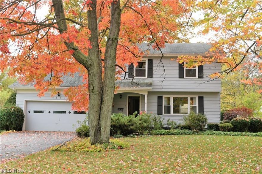 This three bedroom home is located in a great Austintown neighborhood. You will be welcomed by a covered front porch and enter the home through a spacious living room featuring plenty of natural light. The dining room is adjacent to the living room. The den/family room features a sliding glass door that leads to a backyard deck. The hardwood floors throughout are in wonderful condition and the bedrooms include ceiling fans. This home is well-insulated and features vinyl replacement windows to keep energy costs low. The fenced-in backyard includes mature trees and a storage shed workshop with electricity. The den and partially finished basement offer endless possibilities for extra living space. Air conditioning installed July 2018!!!!