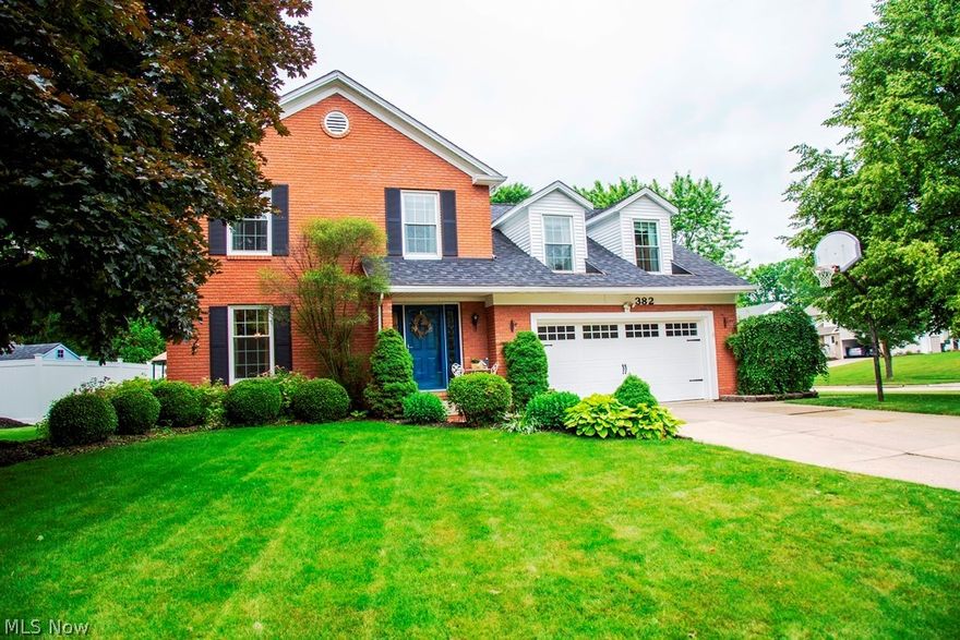 Completely updated home in an established neighborhood. This home was quality built in 1979, with updates seen throughout. Cosmetic improvements include:
- custom built kitchen (gas cooking) 
- new floors, vanities and toilets in all three bathrooms 
- wood floors on the steps and in all four bedrooms 
- new flooring on the main level
- new garage door (2018)
- all new landscaping 
- fence around the backyard
- patio for a grill and fire pit
The roof was replaced in 2013 and the windows and sliding door have recently been replaced, as well. The basement is framed out with one room finished, which is being used as a 5th bedroom. There are hookups on the main floor for laundry; however, those are currently situated in the basement. The electrical panel was updated in 2004.