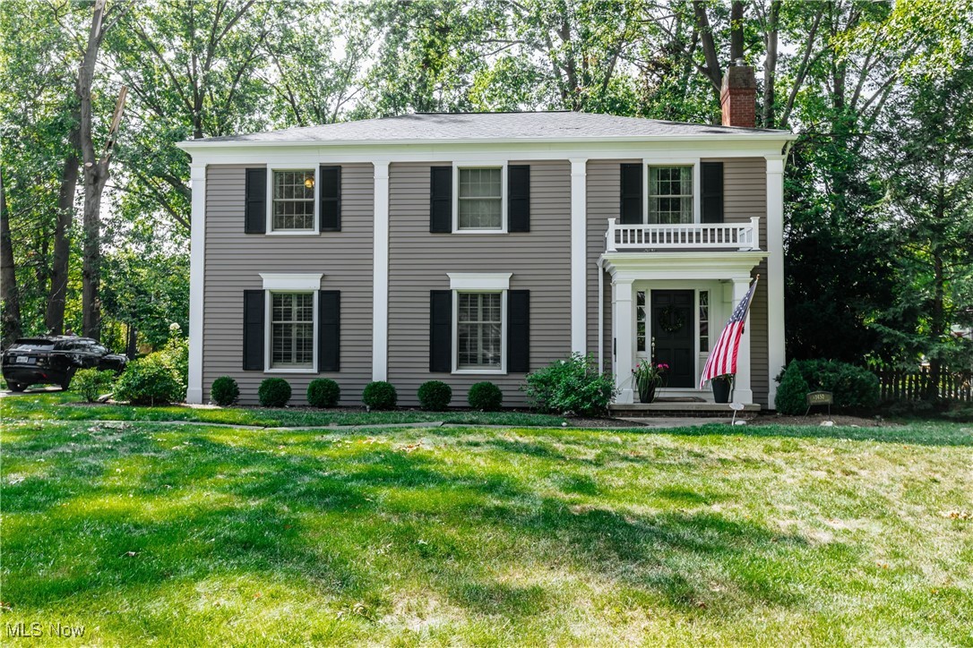 Location, location, location. Beautifully updated colonial in established and sought after King James Grant development. You can truly move right in to this 4 bed 2 full and 1 half bath home. Well thought out spaces, recently redone hardwood flooring, and fresh paint in today's colors! The formal living room greets you off the foyer and enjoys a beamed ceiling and wood burning fireplace. Kitchen serves as heart of the home with huge center island, SS appliances, and recently updated backsplash. The dining area offers ample space for casual or formal gatherings! Access the patio via windowed backdoor to enjoy large private patio and huge backyard. Upstairs are 4 spacious bedrooms, the master enjoys an attached bath while an updated hall bath. Finally, a beautifully renovated basement provides a clean exercise area and ample entertainment and storage.