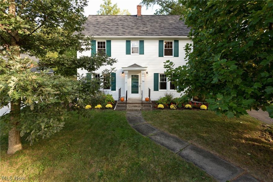 What a charming colonial style house that has wonderful character! Right across the street from the College Of Wooster, this home is as central as you can get and is minutes away from everything Wooster has to offer. Some of the favorite features include a large living room with an easy-to-use electric fireplace, charming built-ins, wood floors through most of the home and a large master bedroom with room to spare! Want to hear about updates? Well, this home had all new windows in 2011, the exterior was painted in 2016, a new garage door was installed in 2018, gutter guards were installed in 2018 and lots of new window treatments were hung in the last few years. With an enclosed back porch that would be a great drop zone and a nearby first floor half bathroom, there are conveniences with this home that will be sure to be noticed. Boasting a great back yard, this home is sure to be a lovely place to live for the person fortunate enough to settle here.