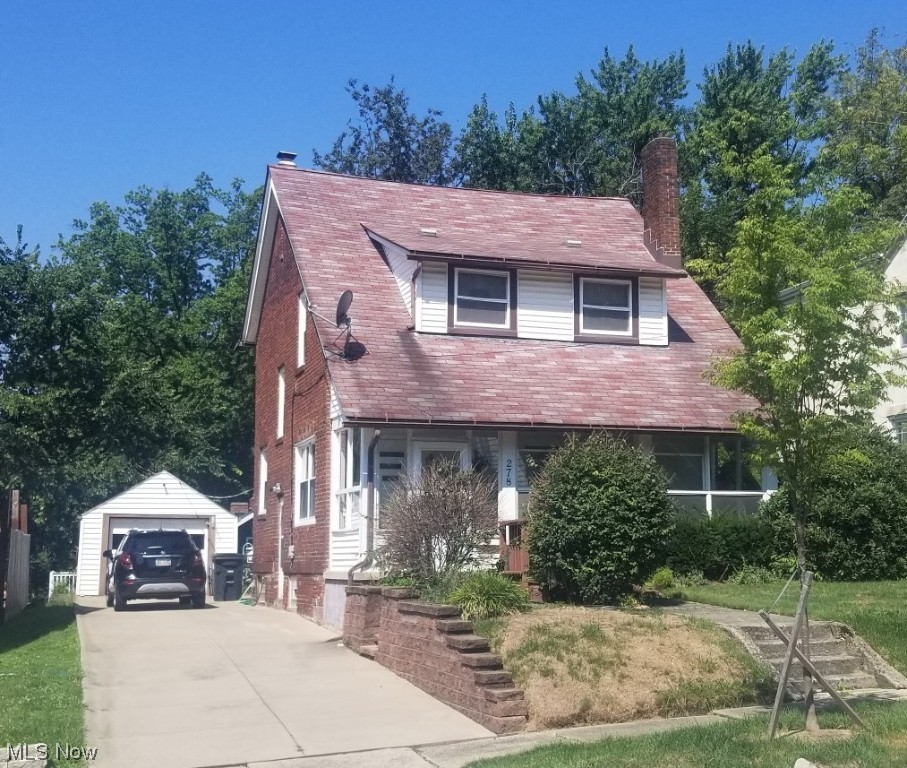 Great setting on tree-lined Morningview Avenue. Brick colonial home. 3 bedrooms. 1 full bathroom on the 2nd floor. One half bathroom in the basement. Large living room with a (non-working), decorative fireplace. Enclosed front porch for extra living area. Dining room. Kitchen. Morning room with bayed window overlooking the back yard. Full basement that is partitioned into other usable areas. Detached garage. Newly built retaining wall in back yard. Sun deck.