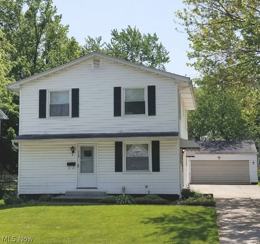 Remember the days of family gatherings where people went upstairs, downstairs, played games, maybe a little ping pong in the basement, had great fun and just spent time with each other? This house is perfect for that. Well cared for, this 4-bedroom home has had the same owner for over 40 years! With four bedrooms and a bath up, and a half bath on the main level ... it’ll serve everyone. In fact, it’s so accommodating that the owner served over 20 people at the holidays! If you have kids or pets you’ll appreciate the flooring, and you’ll absolutely love the fully-fenced back yard! The kitchen is a great size with a long counter that will be great for food prep, and for serving. It has lots of storage and comes with all of the appliances. The dining area is close by and will be one you can pack a lot of people into. It’s perfect for a 6 ft., or longer, dining table. The upstairs bedrooms are light, bright, have great closet space and the master is so big it'll easily hold King Size bed.
