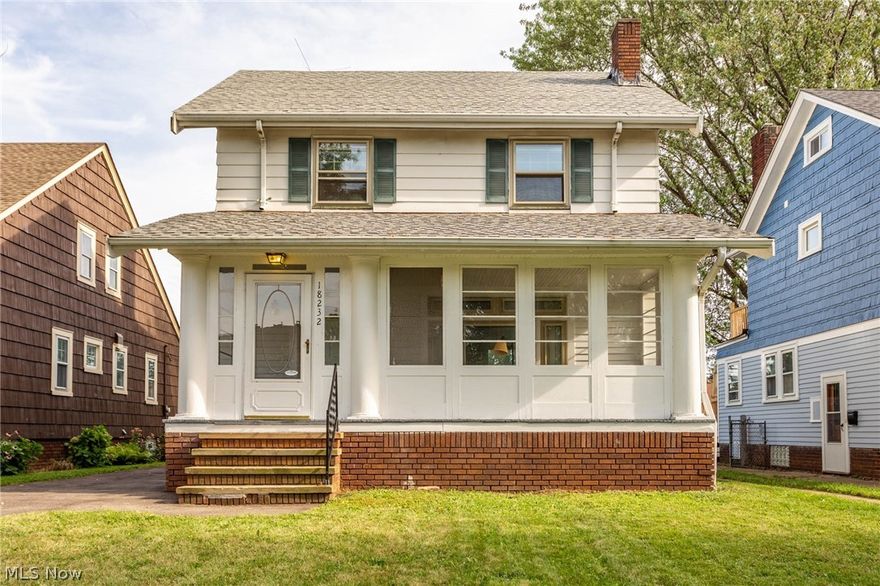 Charming three bedroom Colonial, well kept and ready for a new owner.   This home boast a third floor playroom or extra living area/bedroom (sq ft not included in the listed sq ft).  Crown moulding in living room and dining room with many original built-ins.  All appliances stay.  Estimated age of mechanics: Carpet 2017, H2O 2014, Furnace 2014, roof 2008, vinyl windows 2014.  Glass block windows and 1/2 bath in basement.  Fenced in yard and 2 car garage.  The master has a small bonus room which could be used as an office or nursery.  Washer and Dryer stay - call for your private showing today!